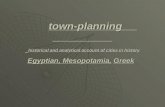 Egypt Greece & Mesopotamian Town Planning