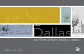 Dallas Complete Streets Design Manual Draft July 2012