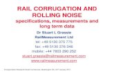 110124 Wheel Rail Noise Corrugation Grinding and Specifications Rev
