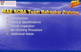 SCBA Refresher Training SOP Updated Jan 2008