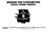 Mikuni VM Carburator