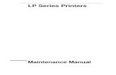 Line Printer Maintenance Manual