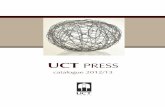 UCT Press Catalogue 2012-2013