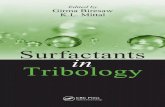 Surf Act Ants in Tribology (2 Vols) Biresaw Mittal (CRC 2008)