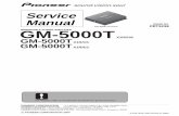 Pioneer GM-5000T Service Manual
