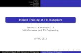 ITI Bangalore Ppt