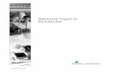 STAAD.pro Advanced Training Manual