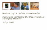 Sizing and Validating the Opportunity in Emerging Markets v2