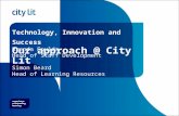 Brend Foulds and Simon Beard: Technology, Innovation and Success - Our approach at City Lit
