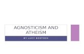 Agnosticism and atheism