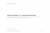 Startup community - Quattro principi e tre obiettivi per favorire la nascita e la crescita di ecosistemi locali di startup digitali in Italia