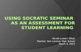 Using Socratic Seminar as an Assessment