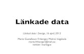 Länkade data – intro på LDSV 2013