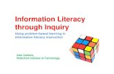 Carbery - Information literacy through inquiry: using problem-based learning in information literacy instruction