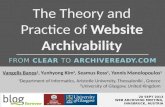 The theory and practice of Website Archivability