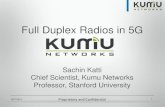 Full Duplex Radios in 5G