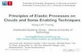 Principles of Elastic Processes on Clouds and Some Enabling Techniques