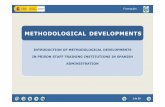 Introduction of methodological developments methodological developments In prison staff training institutions in spanish administration (Espanya)