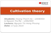 Cultivation theory and case studies
