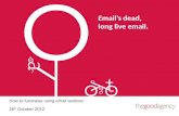 How to fundraise using email (Charlotte Beckett)
