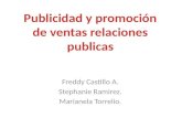 Freddy Castillo A. Stephanie Ramirez. Marianela Torrelio.