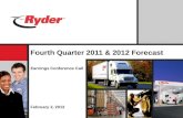 Ryder System, Inc. 4th Quarter Earnings Presentation