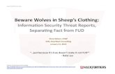 HackFormers Talk: Beware Wolves in Sheep's Clothing