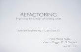 Refactoring: Improve the design of existing code