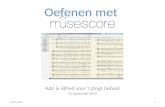 Zingen Oefenen met MuseScore