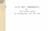 Clip art! mnemonics