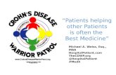 Patients helping other Patients is often the Best Medicine