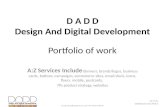 DADD: Design And Digital Development Portfolio November 2013