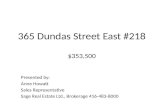 365 Dundas Street East, Suite 218 - Cabbagetown
