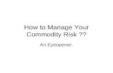 Corporate Risk Mngmnt-commodity Hedging