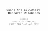 Using the ebsc ohost research databases revised 2014