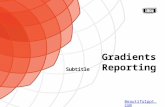 Free report PowerPoint template - gradients