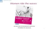 Sponsorship opportunity  women set sail with aquasail