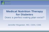 Medical Nutrition Therapy for Diabetes—Does a perfect eating plan exist?