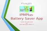 IPMPlus Battery Saver App for Android Devices