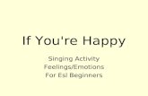 Singing activity If You're Happy