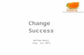 Change success