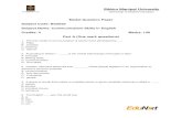 BC0032-Communication Skills-Model Question Paper
