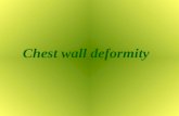 Chest wall deformity