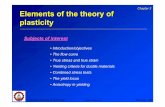 Elements of the Theory of Plasticity