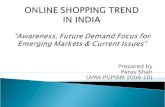 Online Shopping Trend in India (Ppt)