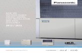 Catalog sisteme Panasonic VRF 2013