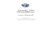 User Manual VirtualBox