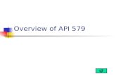 Overview of API 579
