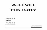 A Level History Notes for Paper 1 and Paper 3