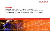 ICMM Overview of Leading Indicators for Occupation Health and Safety in Mining